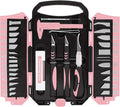 MANUFORE 34pcs Large Exacto Knife Set Craft Precision Knife Set Pink | Comfort by MANUFORE