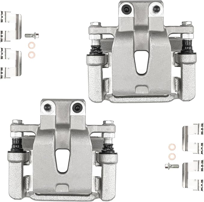 Torchbeam Rear Brake Calipers Set for Chrysler 300 2005-2021, Dodge Charger 2006-2021, Dodge Challenger 2009-2021, Dodge Magnum 2005-2008, Rear Left and Rear Right Calipers Replace # 18B4970+18B4971
