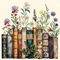 EIBEILI Square Drill Diamond Painting-Book Flower Diamond Art Wall Decor | by EIBEILIDiamondPainting