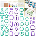 PTFJZ Polymer Clay Cutters for Earring Making by PTFJZ