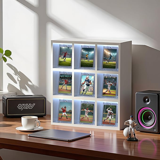 Skyhill 200ct Magnetic Card Holders, 35pt Acrylic One Touch Card Holder - Image 8