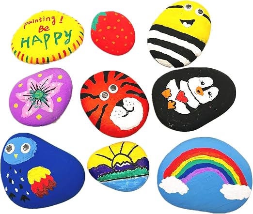Lifetop 20PCS DIY Rocks 3"-4" Flat & Smooth - Image 5