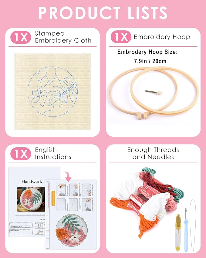 TINDTOP Punch Needle Kits, Punch Embroidery Kits - Image 2