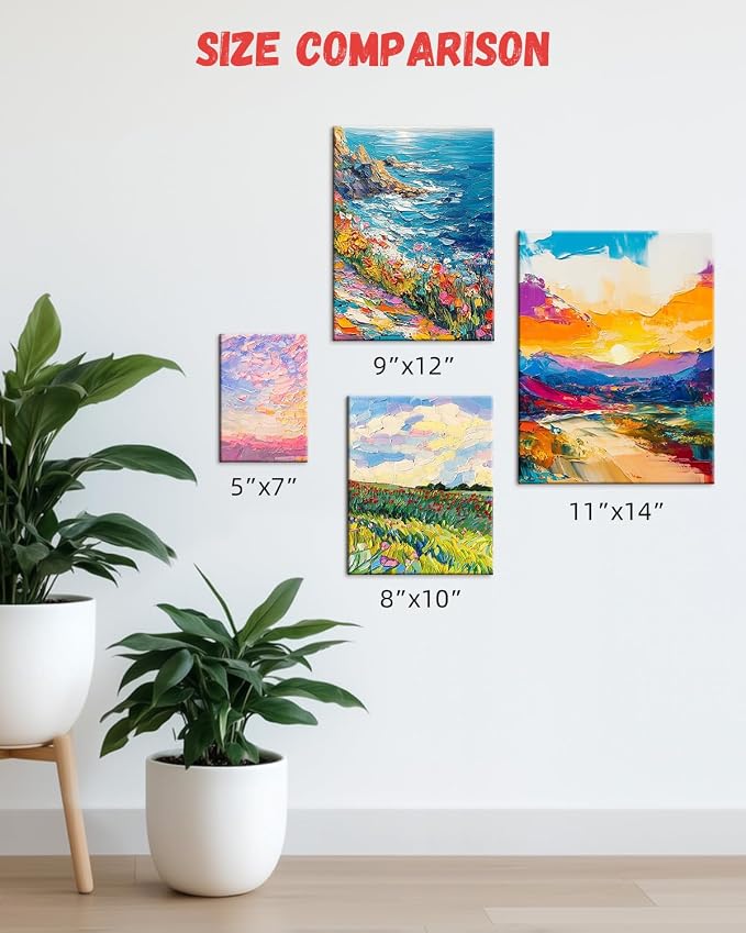 Simetufy 12 Pack 8x10 Canvas Boards - Image 8