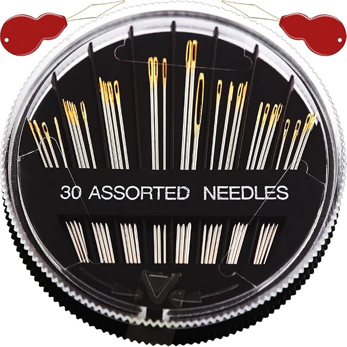 Premium 30/60 Pack Sewing Needles by JollMono