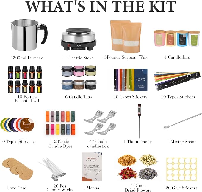 SAEUYVB Candle Making Kit - Image 2