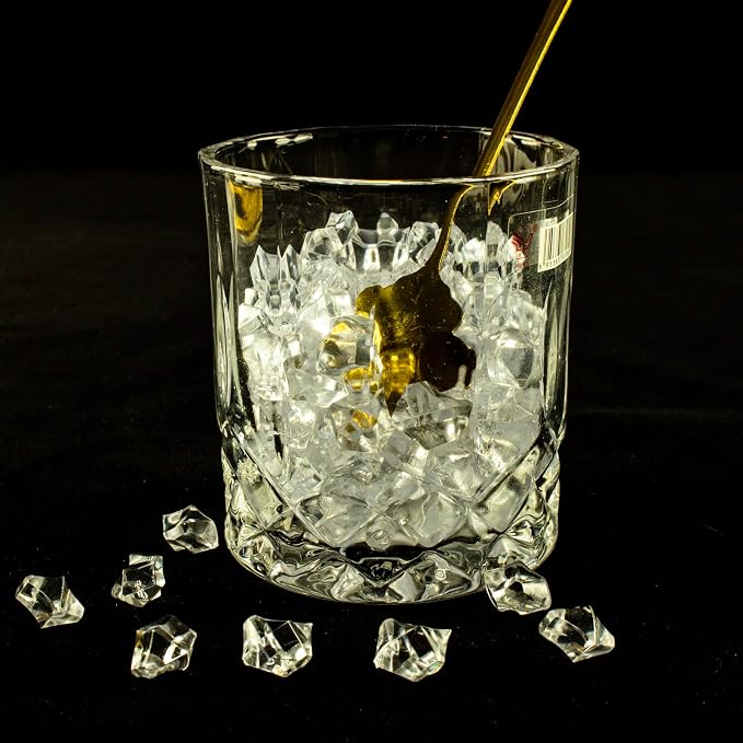 820 PCS Clear Fake Ice, 0.43x0.55 Inch, 1.1 lbs Acrylic Crystal Gemstones - Image 3