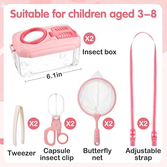 2Sets Bug Catcher for Kids- Sturdy Kids Bug Catching Kit Gifts - Image 7
