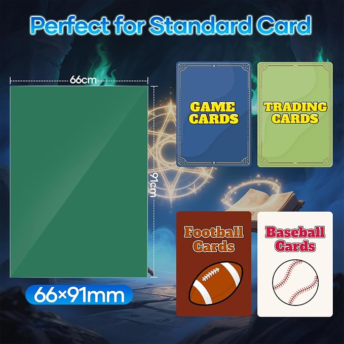 500 Count Card Sleeves, Matte Magic Card Sleeves, Smooth Shuffle & Tear - Image 5