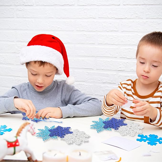 Fennoral 18 Pack DIY Snowflakes Craft Kit - Image 2