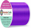 Mandala Crafts 13 Gauge Purple Anodized Aluminum Craft Wire, 60 FT | Colored by MandalaCrafts