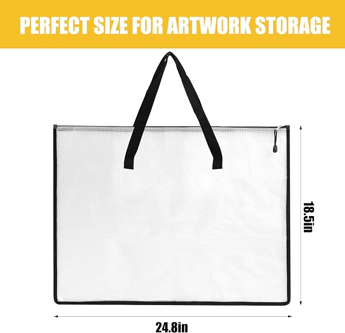 EOOUT 2 Pack 18.5x24.8 Inches Art Portfolio Case, Portfolio Folder - Image 2