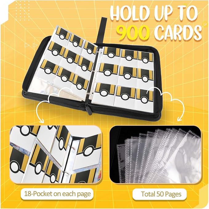900 - Pockets Trading Card Binder - Image 4