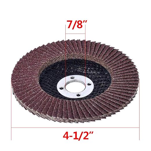 Flap Discs 40 PCS 4.5 Inch - 40 Grit Grinding Discs 4 1/2 Assorted Sanding Grinding Wheels,Aluminum Oxide Abrasives,Grinder disc