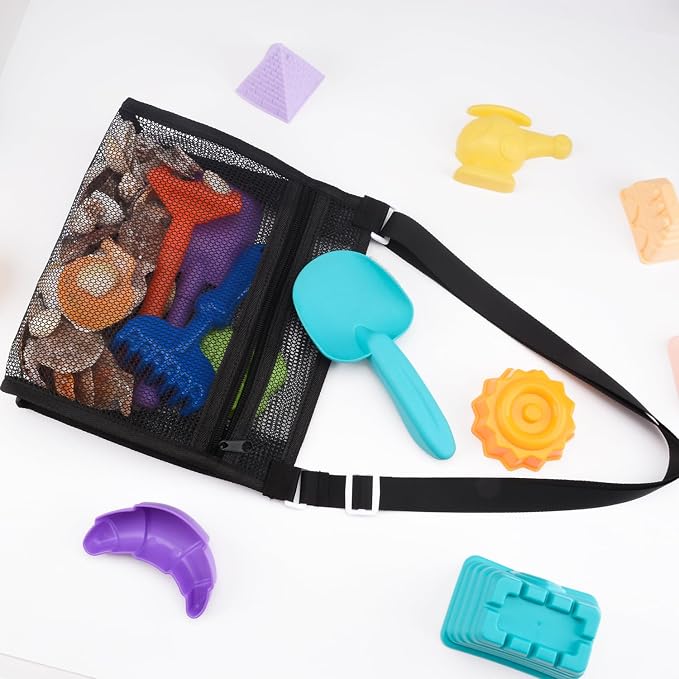 MUYIZI Beach Mesh Shovel with Mesh Beach Bag - Image 6
