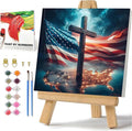 hkejoi American Flag Paint by Numbers Kit by hkejoi