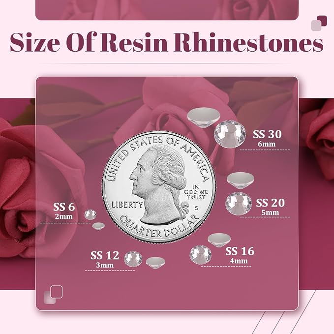 6000PCS 4mm Resin Rhinestones Bulk - Image 3