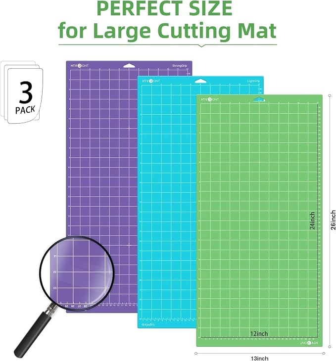 HTVRONT Cutting Mat, 3 Pack Cutting Mat 12x24 Compatible - Image 6