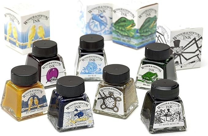 Winsor & Newton Drawing Ink, 30ml Bottle - Image 4