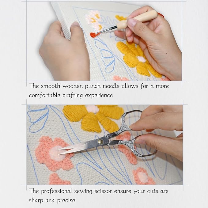 Mooncci 11.8 Inch Punch Needle Kit - Image 5
