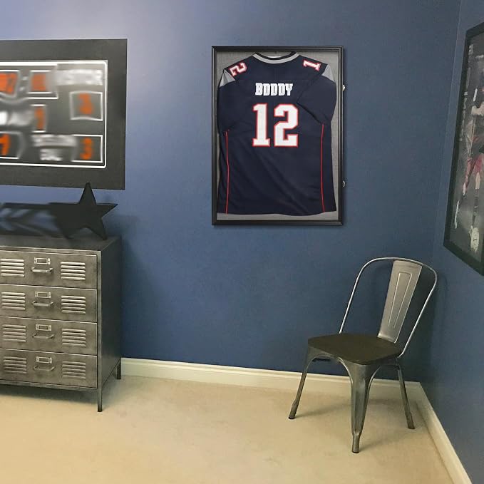 IHEIPYE Large Jersey Frame Display Case Lockable, Sport Jersey Shadow Box - Image 6