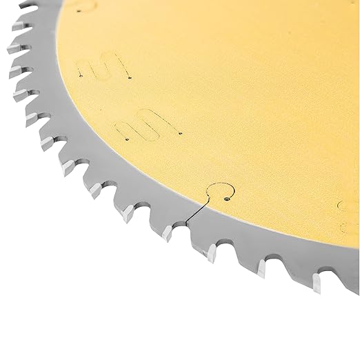 10 Inch Thin Kerf Fine Finish Crosscut Table Saw Blades, 60-Tooth ATB TCT Fine Finish Wood Cutting Circular Saw Blade with 5/8 Inch Arbor