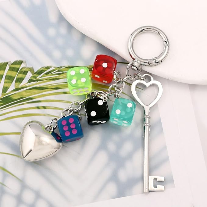 Dice Bag Charms Keychain for Women Men - Image 7