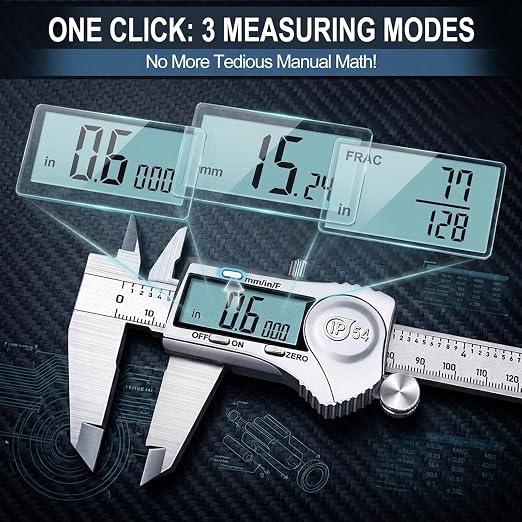 Kynup Digital Caliper 6 Inch Measuring Tool, Professional Stainless Steel - Image 4
