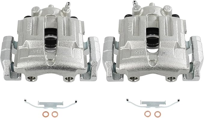 cciyu Rear Left & Right Brake Calipers Assembly w/Bracket 19-B3226 19-B3227 For BMW For 323i/For 325i/For 325xi/For 328i/For 328i xDrive/For 328xi/For X1