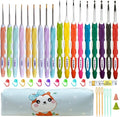 Mdoker 18 Sizes Ergonomic Crochet Hook Set by Mdoker