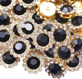 200 PCS 12MM Crystal Glass Sew on Rhinestones Jewels Gems by Unknown