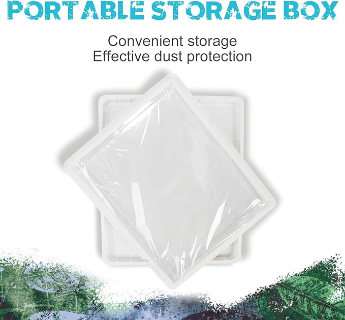 Vollence 5" X 7" + 8" X 10" Reusable Gel Monoprinting Plate Reusable Art Plate - Image 4