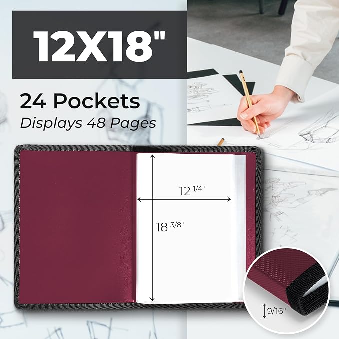 Dunwell 12x18 Art Portfolio Binder - Image 2