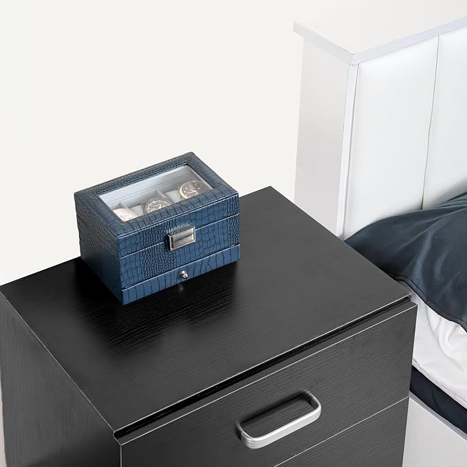 ProCase Watch Box, 3 Slot Watches Display Case - Image 3