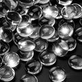 5LB Clear Flat Glass Marbles for Vases, Gemstone Beads Vase Filler Decorative by RUOJAS
