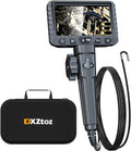 3.9mm Articulating Borescope, Professional Industrial Endoscope Inspection Camera with Super Thin Articulated Camera, Flexible Fiber Optic Scope with Light, Cool Gadgets for Men- 3.3FT