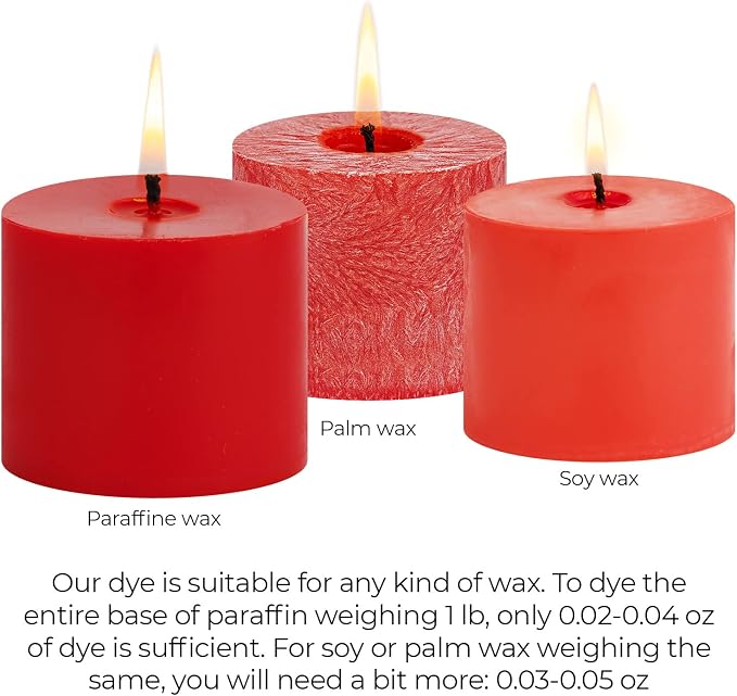 Red Candle Dye 2oz for Soy Candle Making – Highly Concentrated Candle Wax Dyes - Image 5