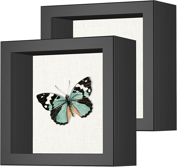 2 Packs 5x5 Shadow Box Frame by Califortree