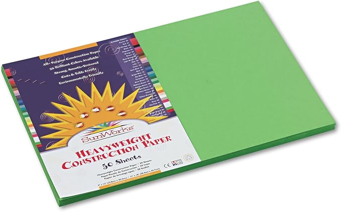Prang Construction Paper, Bright Green, 50 Sheets - Image 4