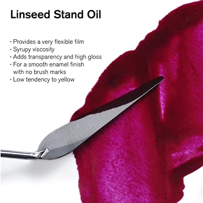 Winsor & Newton Linseed Stand Oil, 75ml Bottle - Image 2