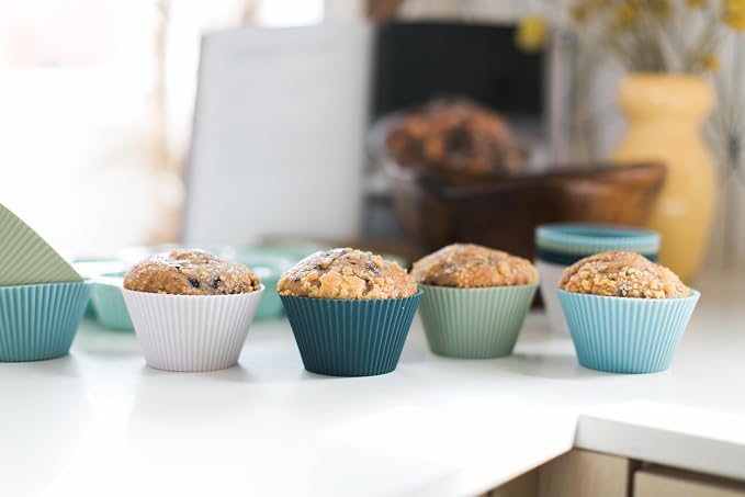 The Silicone Kitchen Reusable JUMBO Silicone Baking Cup, BPA Free, Dishwasher - Image 3