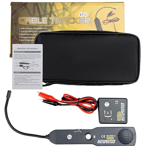 EM415Pro Automotive Circuit Breaker Finder Electrical Tester, 6-42V Wire Tracer Short Circuit Finder, Cable Tracker & Voltage Detector with 7 Inch Flexible Probe for Car and Home Diagnostics