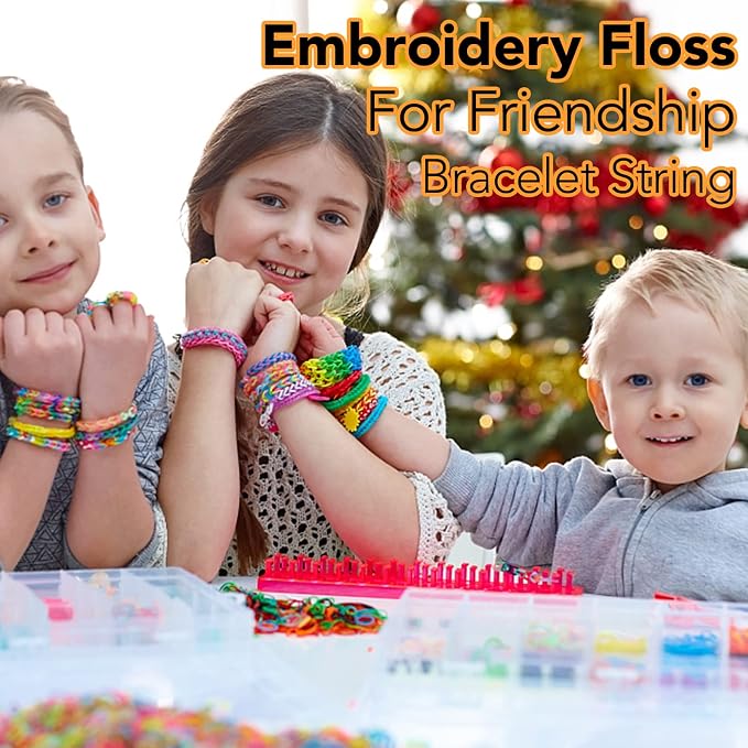 LOVIMAG Embroidery Thread Floss, 60p Colors, Sewing Kit | Friendship Bracelet - Image 6