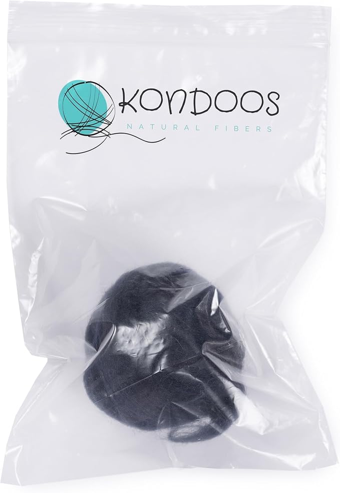 Natural Wool roving, 2 OZ. Best Wool - Image 2