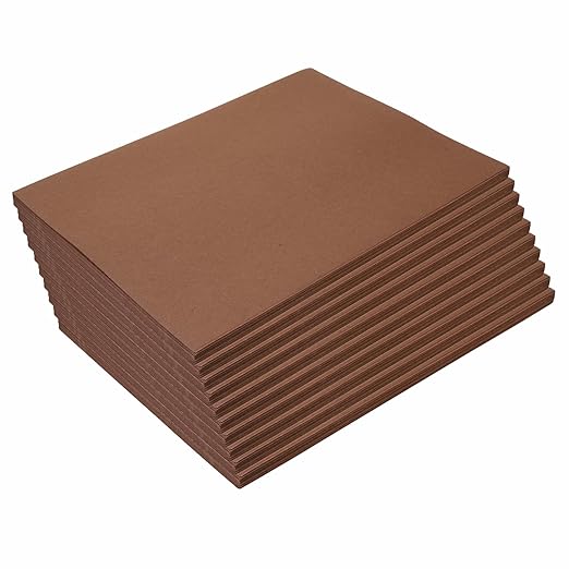 Colorations 9" x 12" Mediumweight Dark Brown Construction Paper, 500 Sheets | by Colorations