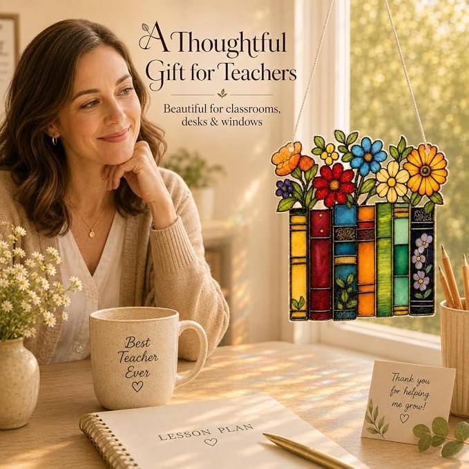 Book Lovers Gifts Book Ornament, Teacher Gifts - Image 3