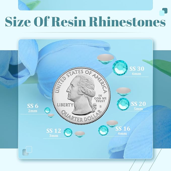 8000PCS 3mm Resin Rhinestones Bulk - Image 3