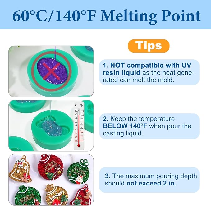 JDiction Reusable Silicone Mold Making Kit, 16oz Remeltable Silicone - Image 7