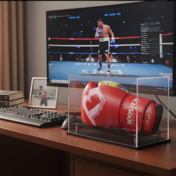 Boxing Glove Display Case, Self-Assembly Acrylic Display case - Image 2