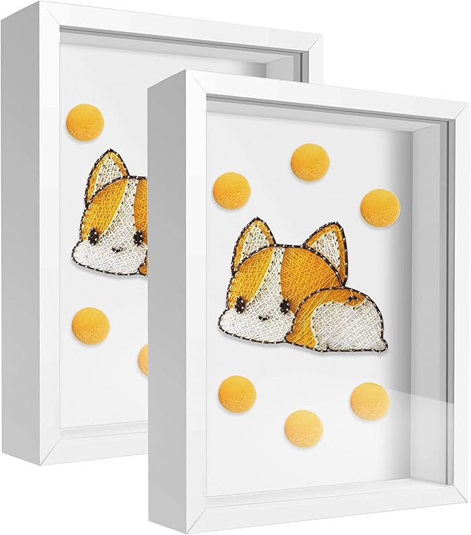 4x6 Small Shadow Box Frame Display Case, Display Case Box by TOUYINGER